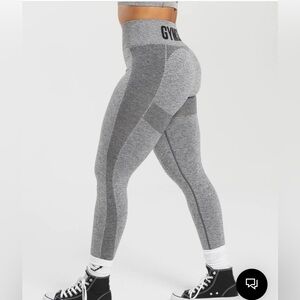 Gymshark Flex High Waisted Leggings - Charcoal Marl size XXL